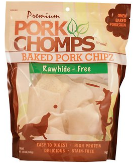Premium Pork Chomps Baked Chipz Dog Treats
