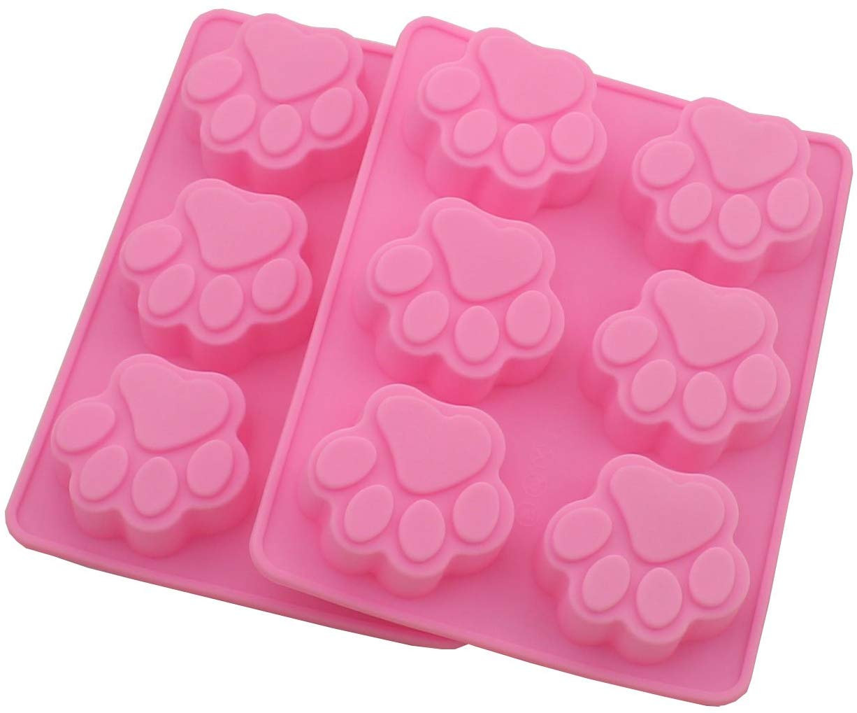 Silicone Molds for Dog Treats – Paw Prints!